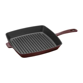 12" Cast Iron Square Grill Pan - Grenadine