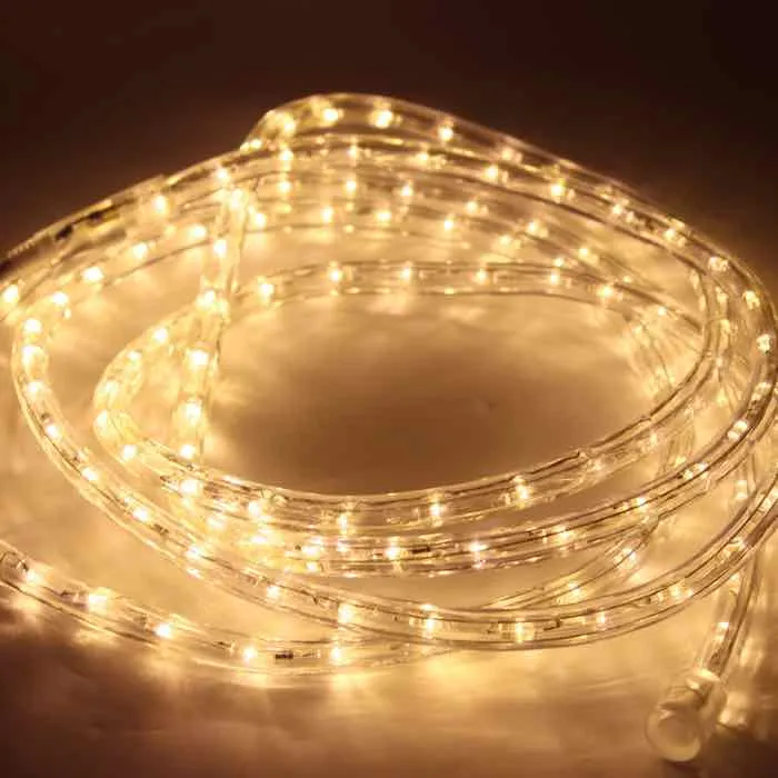 1/2" Warm White LED Rope Lights