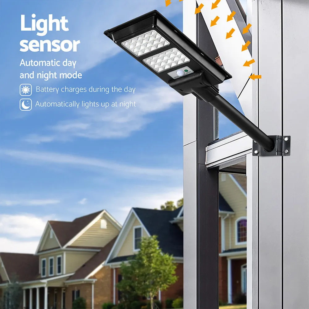 160 LED Solar Street Light Flood Motion Sensor Remote