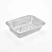 2 1/4 lb. Oblong Foil Take-Out Pan [Lid Options Available]