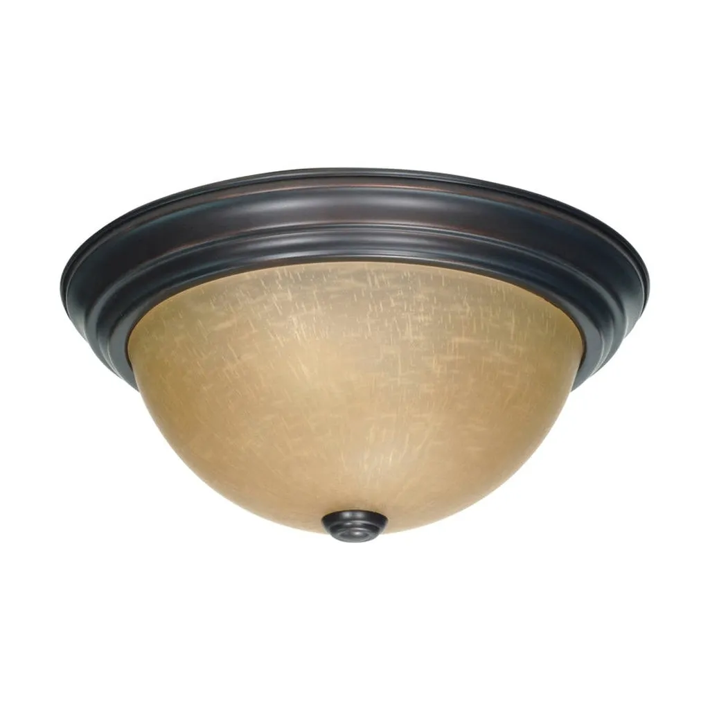 2 LIGHT - 13" FLUSH FIXTURE