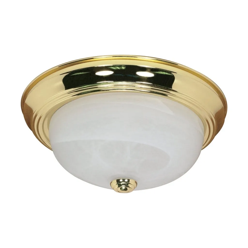 2 LIGHT - 13" FLUSH FIXTURE