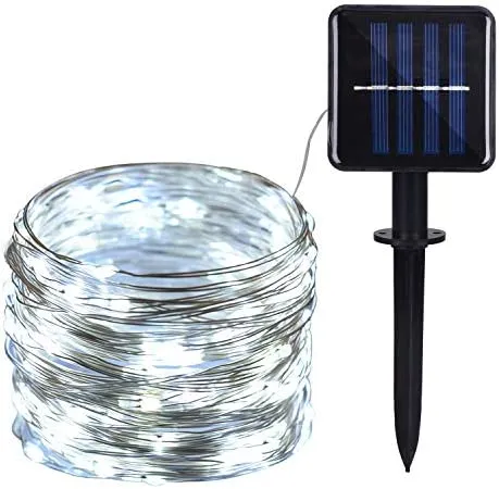 20M Solar LED string Light - Warm White