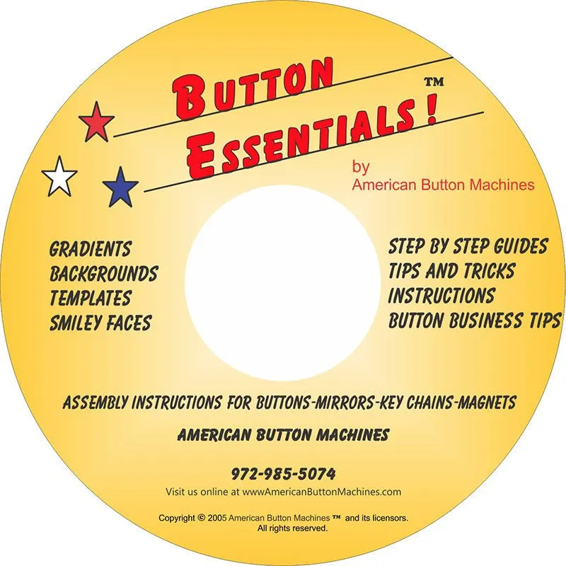 2.25" Professional Campaign Button Maker Kit