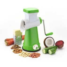 2319 Rotary Drum Vegetable Fruit Cutter & Vegetable Grater For Kitchen & Home Use ( 4 Blades B Grade )