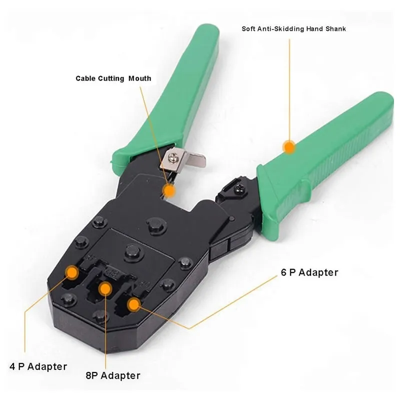 3 In 1 Cable Crimping Tool With Cutter Se-L110