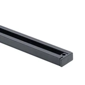 4 Ft. Track Rail One Circuit, Halo, Black Finish