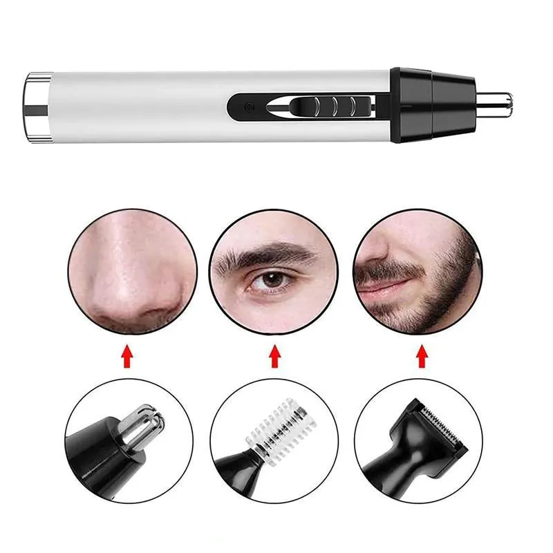 4 in 1 electric trimmer for nose and facial hair