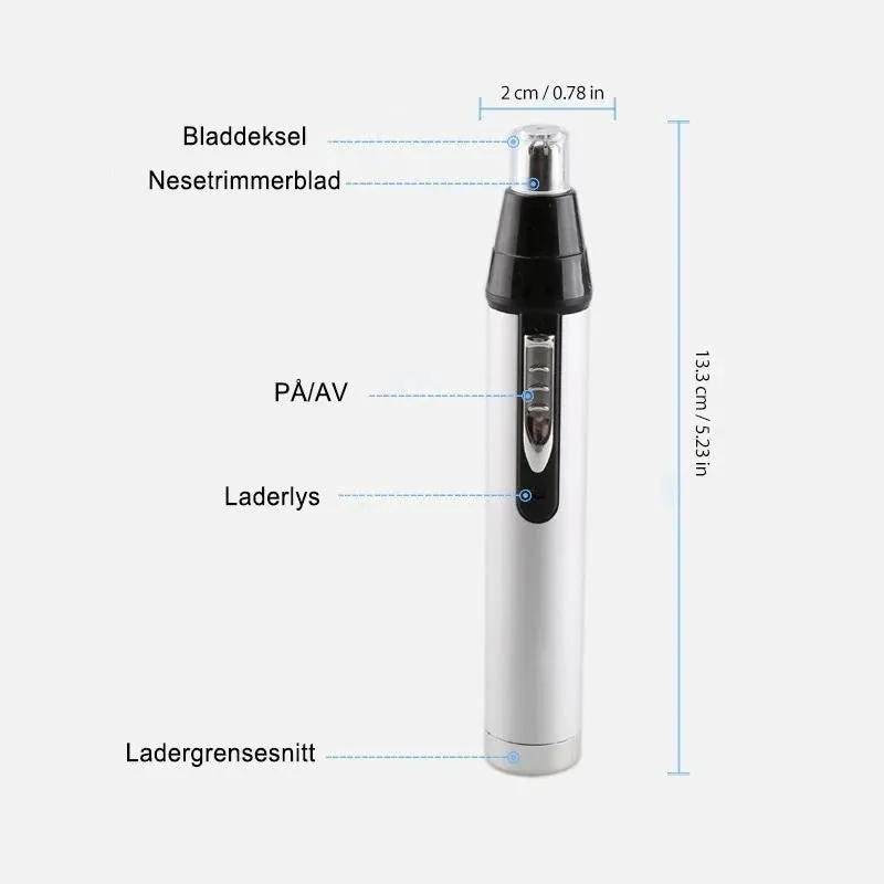 4 in 1 electric trimmer for nose and facial hair