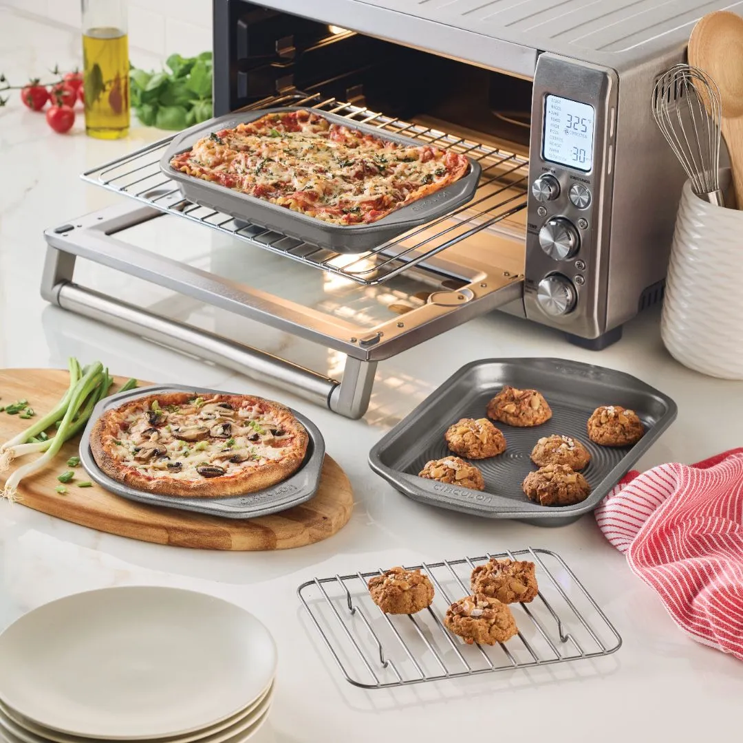 4-Piece Nonstick Toaster Oven Set