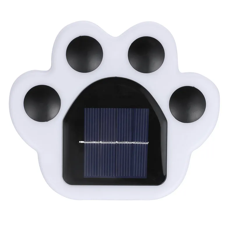 4PCS Outdoor Solar Bear Paw Sensor Intelligent Control Light