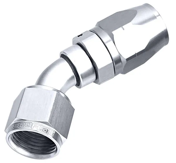 500 Series Cutter Swivel 45° Hose End -8AN AF502-08S