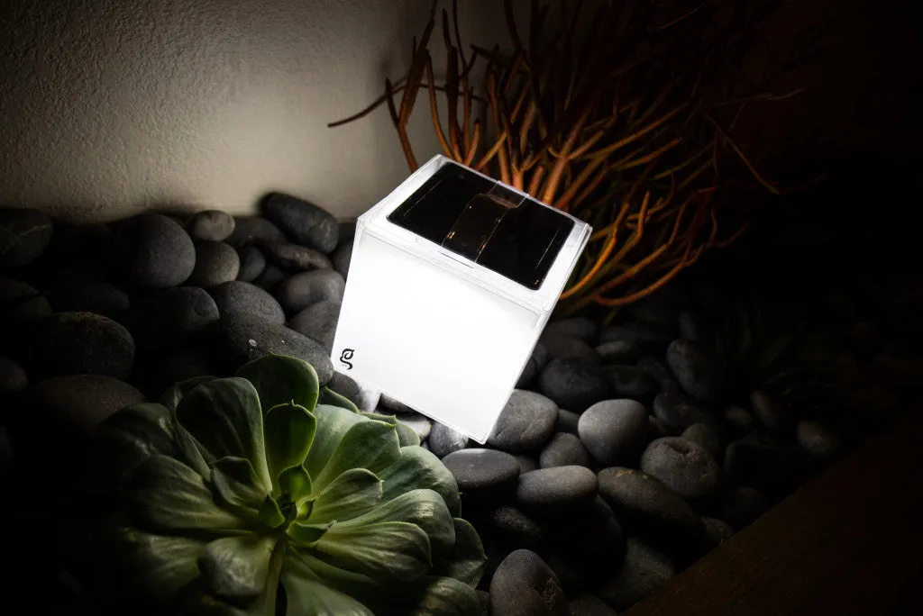 5" Modern Square Hangable Solar Lantern