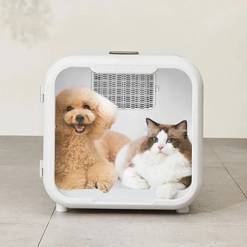 66L Pet Dog Hair Dryer Cat Ultraviolet Sterilization Drying Box Automatically Mute Noise Pet Hair Dryers for Cat Puppies