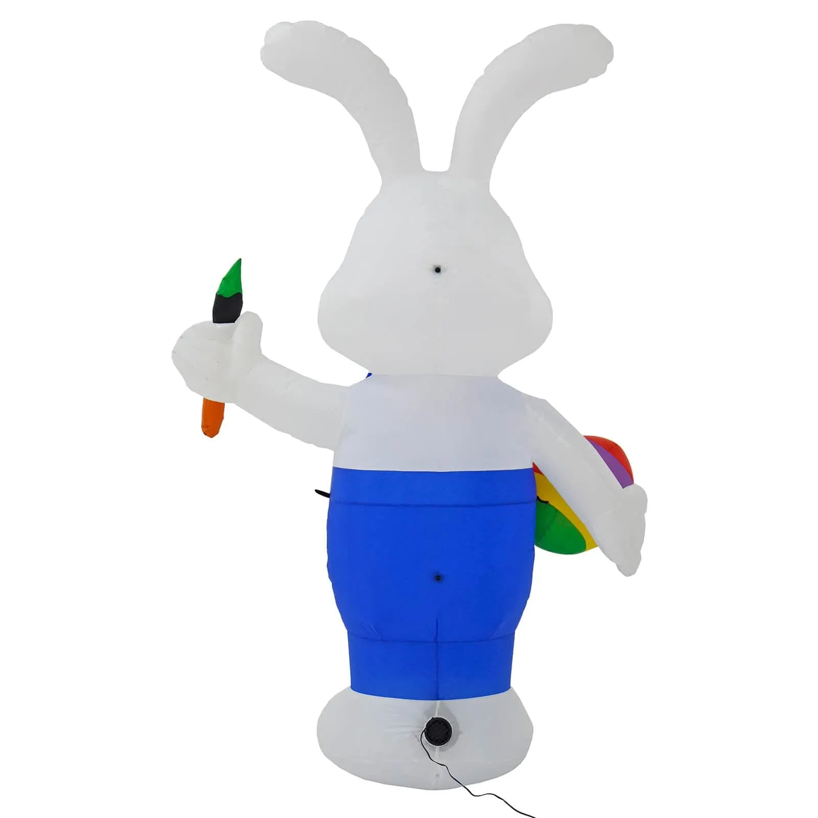 6ft Easter Bunny Egg Light Up Inflatable Party Decoration