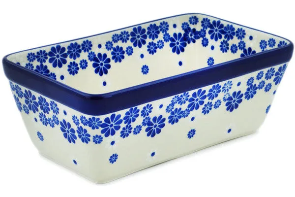 8" Loaf Pan 8" - Cobalt Lace