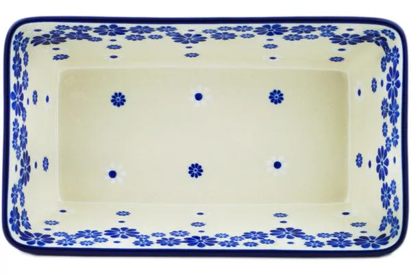 8" Loaf Pan 8" - Cobalt Lace