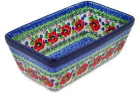 8" Loaf Pan 8" - Flourishing Flowers