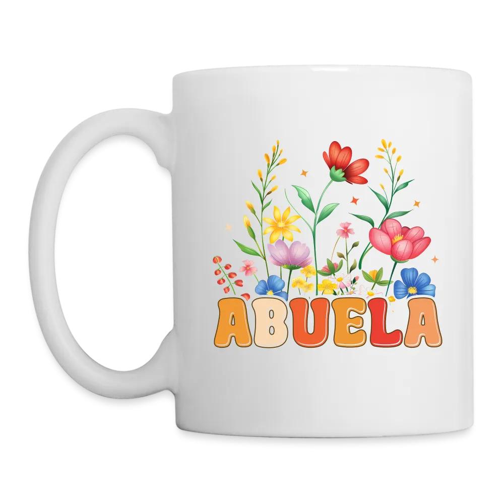 Abuela Coffee Mug with Floral Design