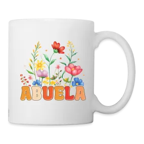 Abuela Coffee Mug with Floral Design