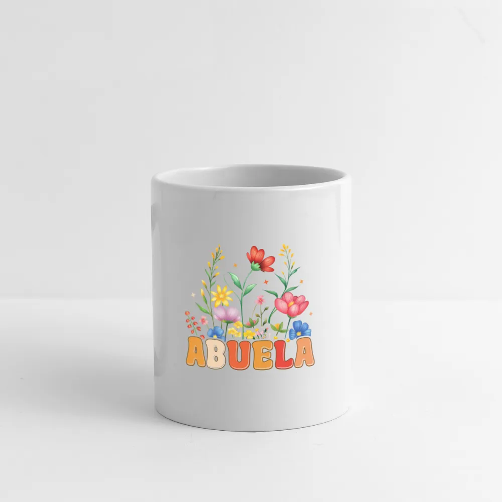 Abuela Coffee Mug with Floral Design