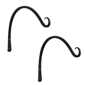 Achla Designs Upcurled Bracket, 12 in 2-Pack