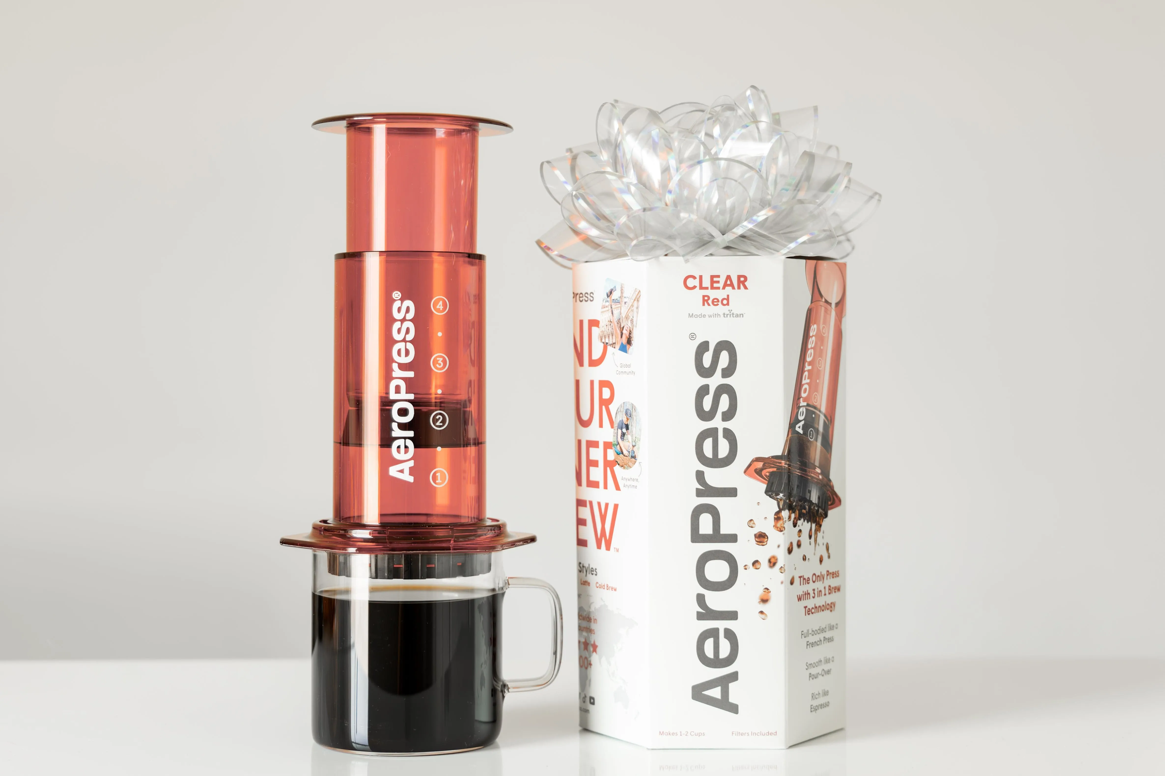 Aeropress Red Travel brewer / Coffee Maker