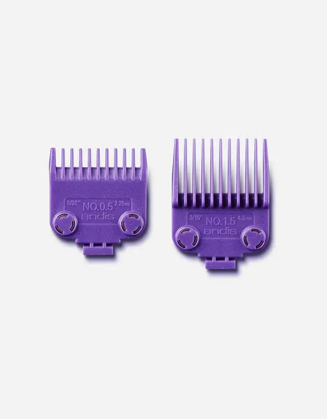 Andis - Master® Dual Magnetic Comb Set, Dual Pack 0.5 & 1.5