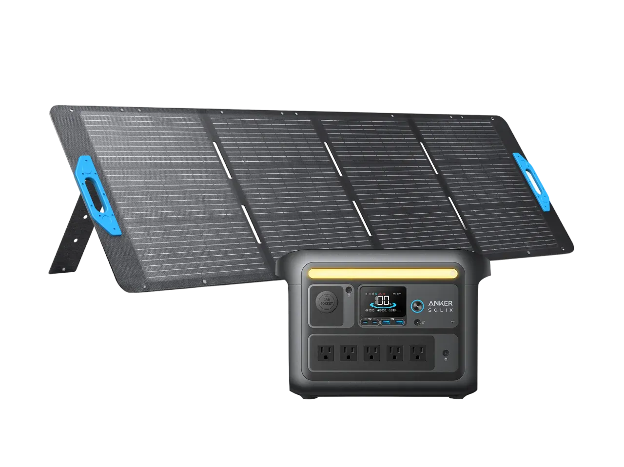 Anker SOLIX C800X Solar Generator   200W Solar Panel