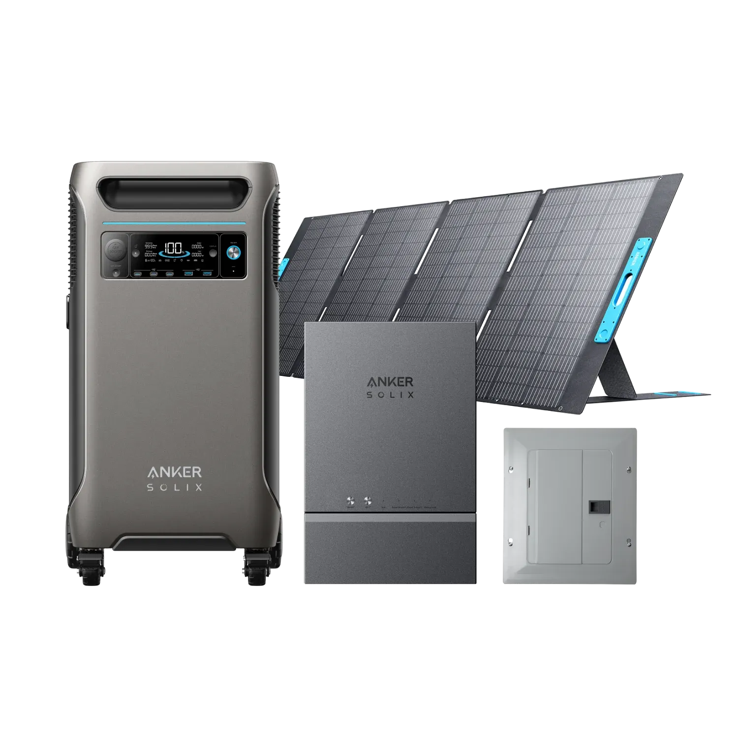 Anker SOLIX F3800   Smart Home Power Kit   400W Solar Panel