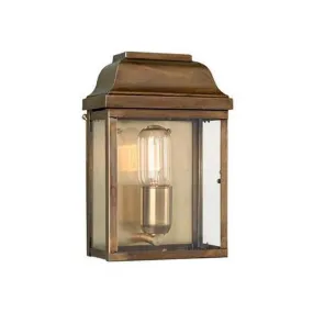 Antique Brass Exterior Wall Lantern