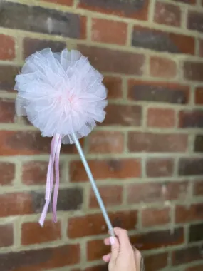 Baby Pink Pom Pom Wand