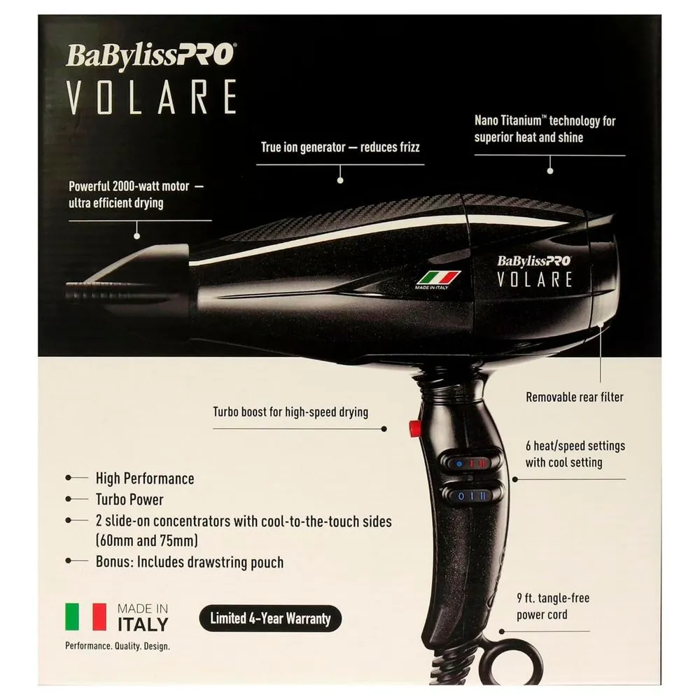 BabylissPRO® Volare® V1 Dryer - Black