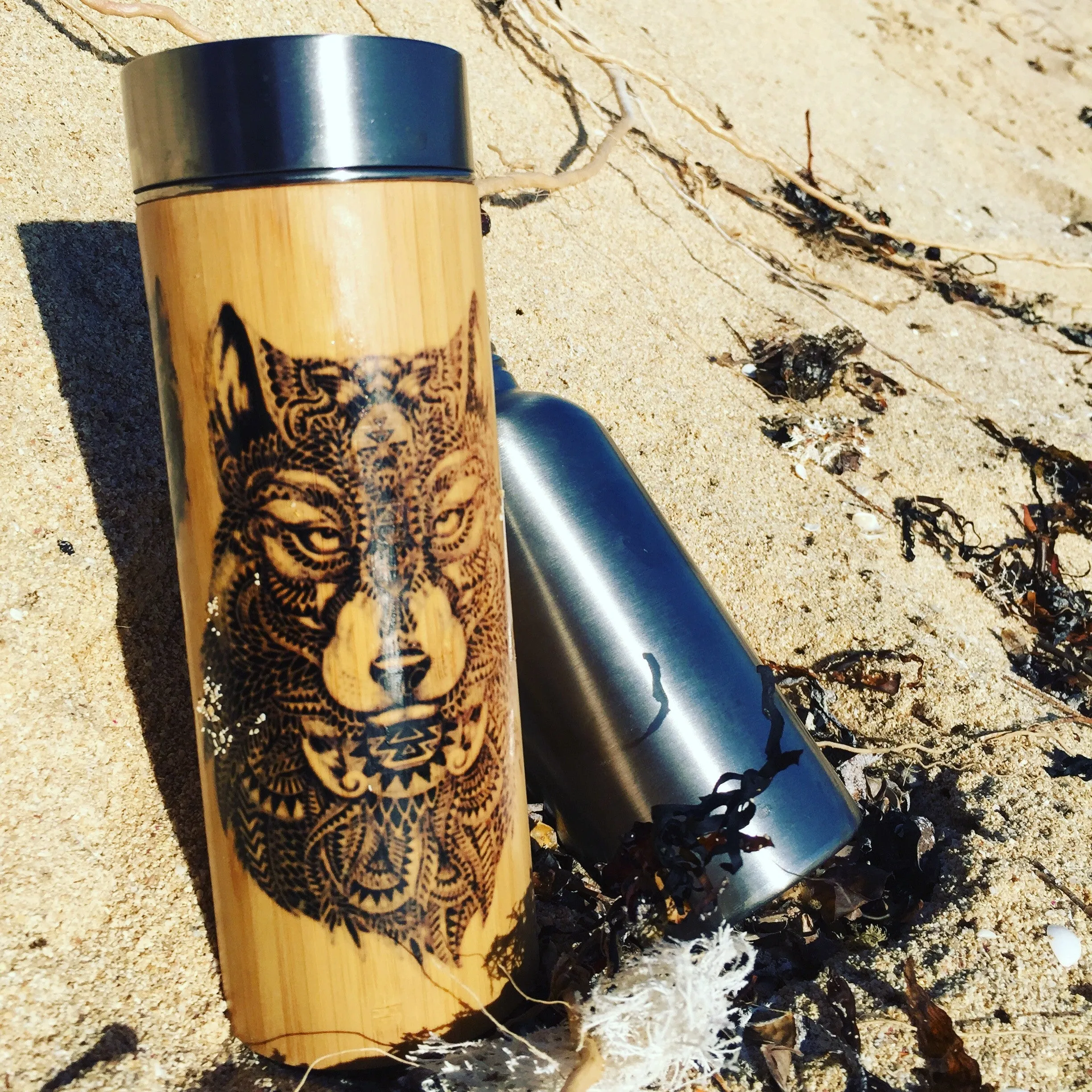 Bamboo Flask