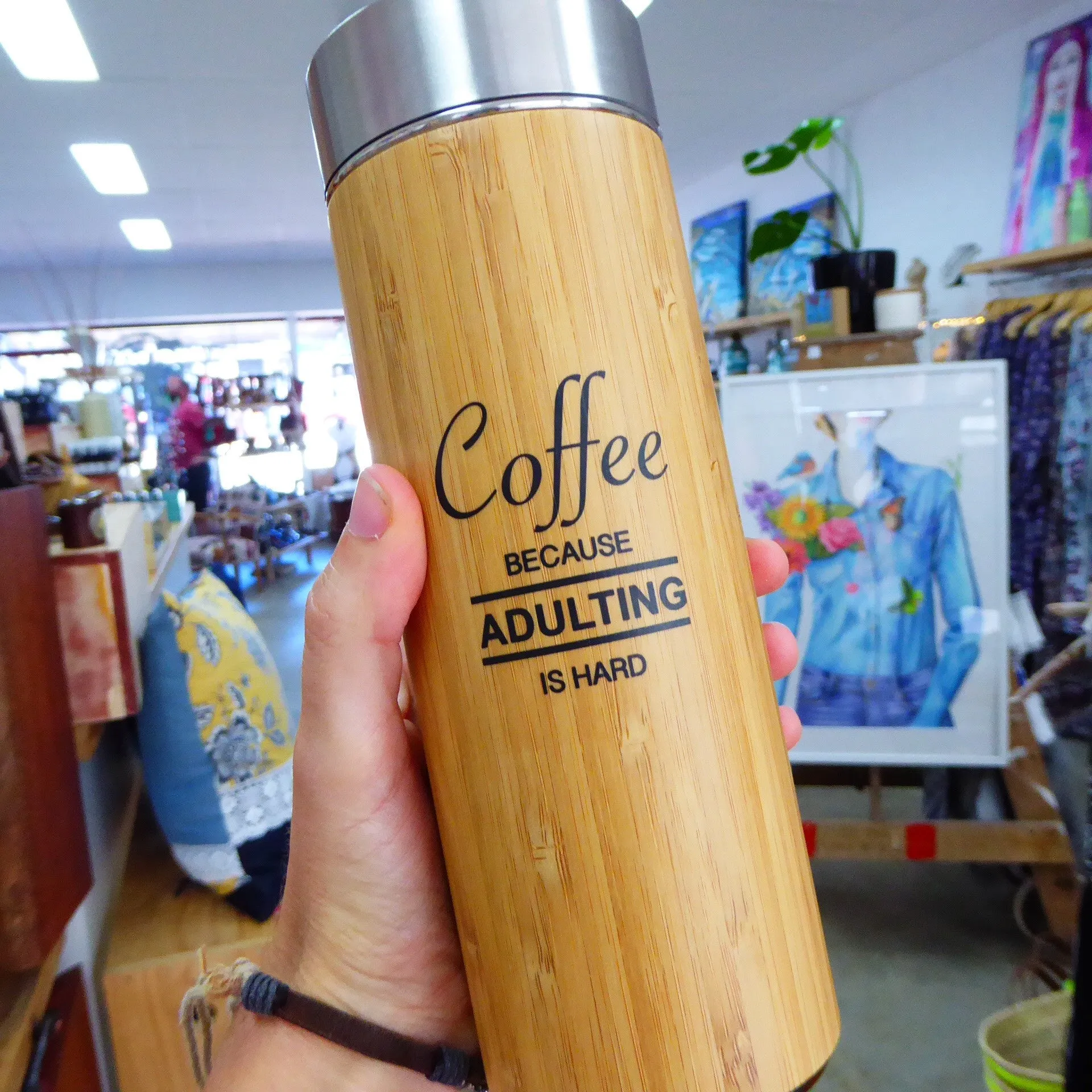 Bamboo Flask