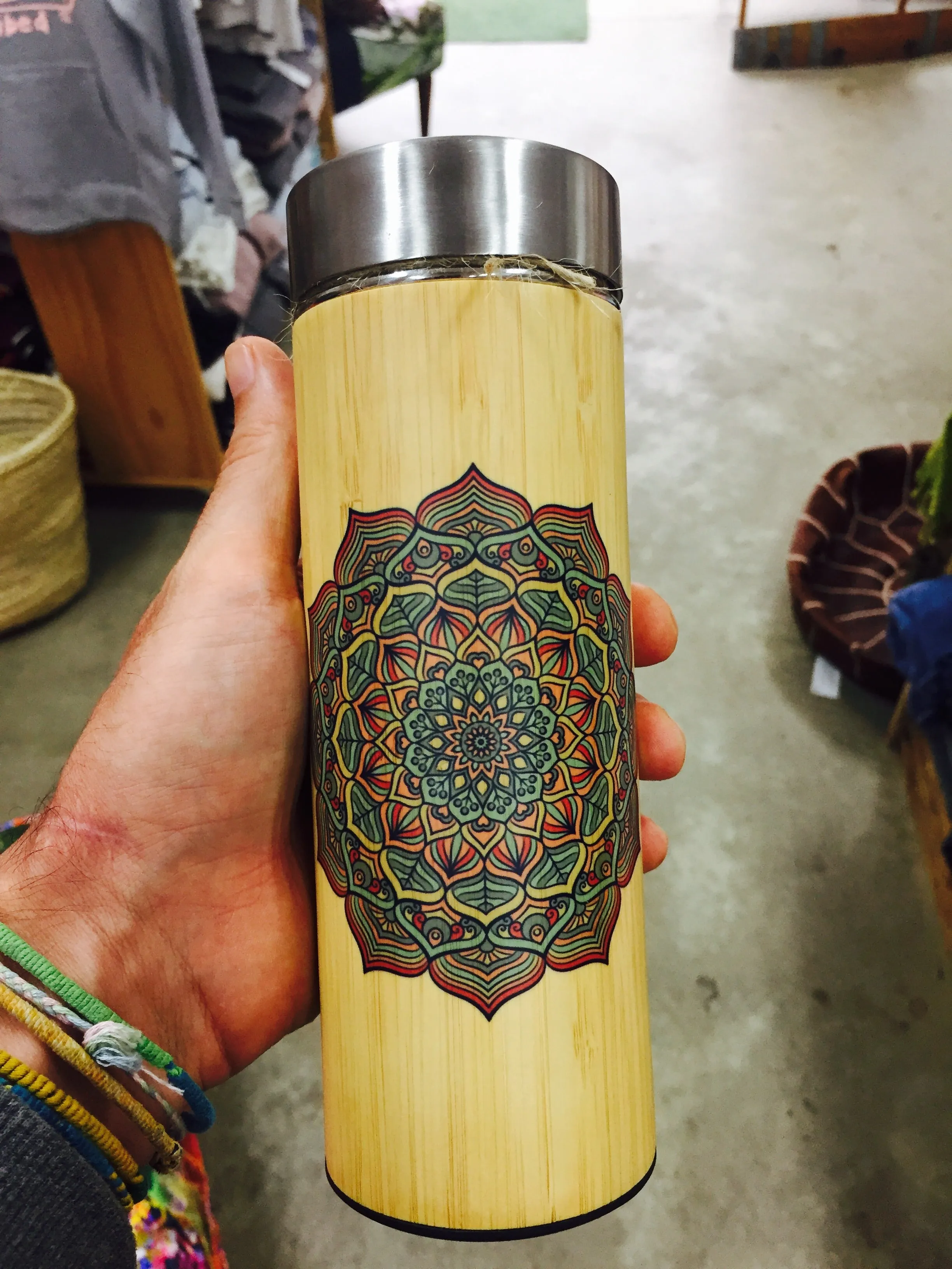 Bamboo Flask