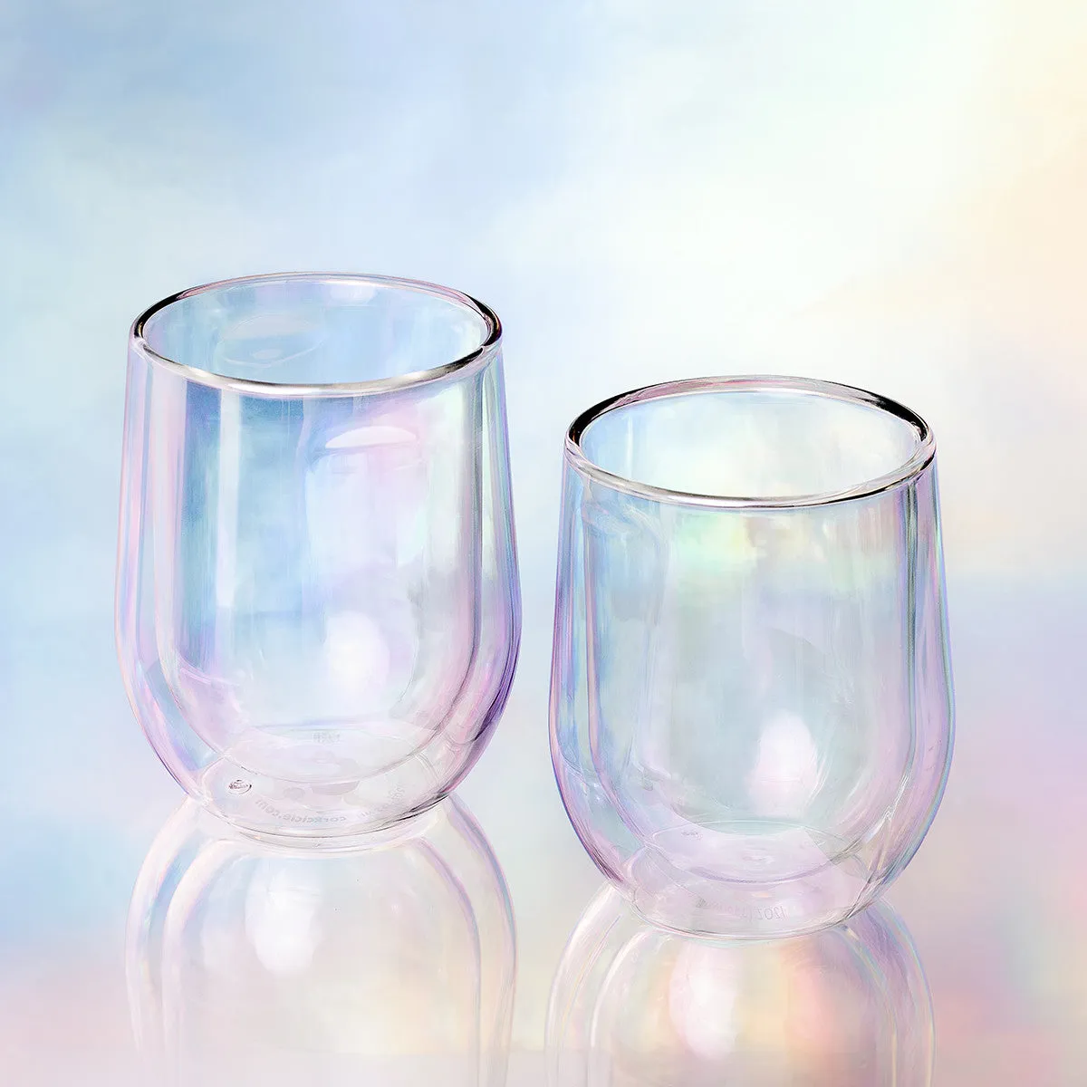 Barware Stemless Glass (Pk Of 2) | Double Walled Cup