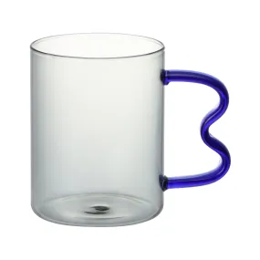 Bicolor Glass Mug Gray