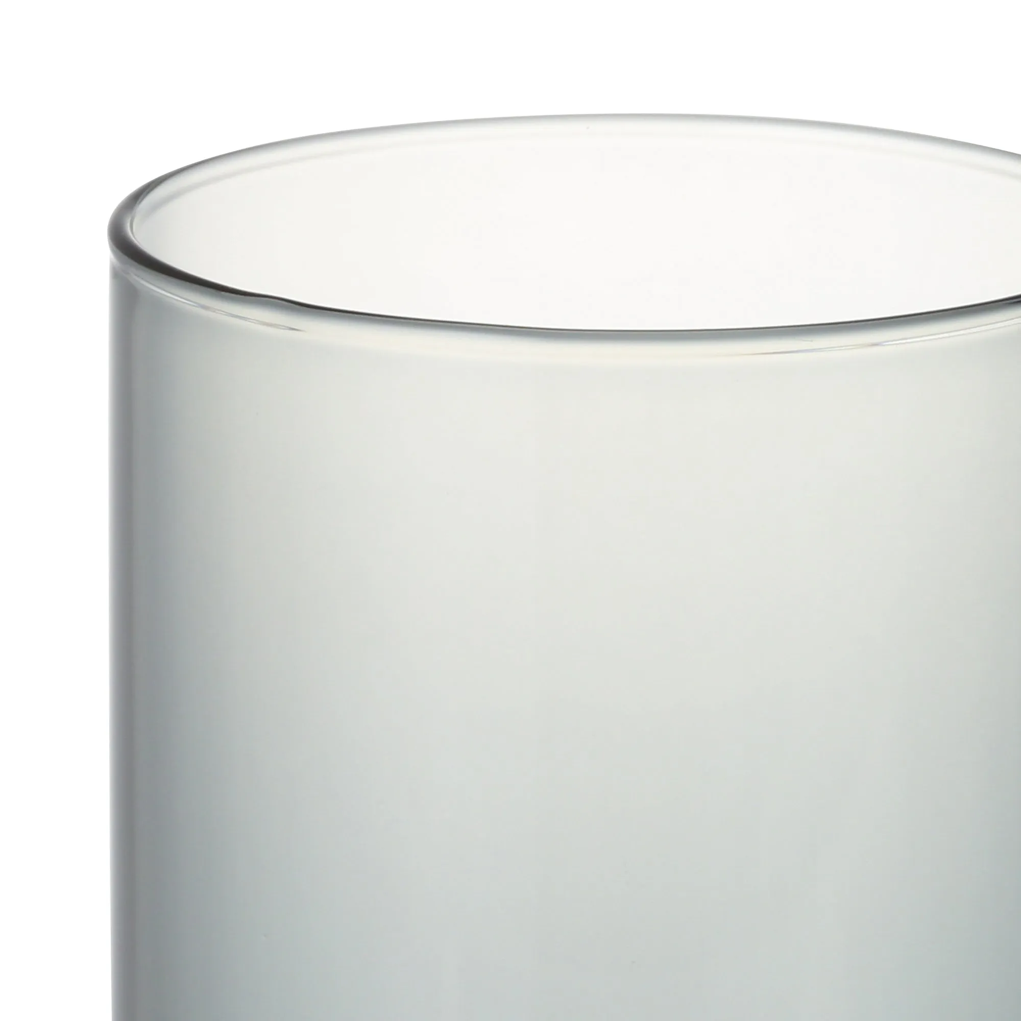 Bicolor Glass Mug Gray