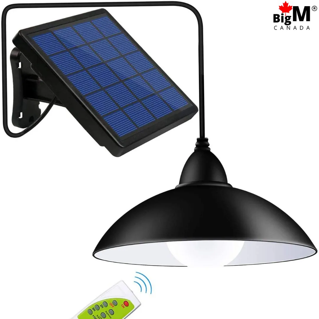 BigM 16 LED Solar Light for Indoor Gazebos Pergolas Sheds Tent Garage