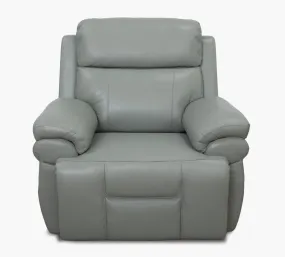 Bishop Jade Leather Zero Gravity Triple Power Recliner