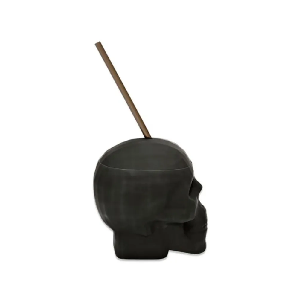 Black  Matte Skull Cup