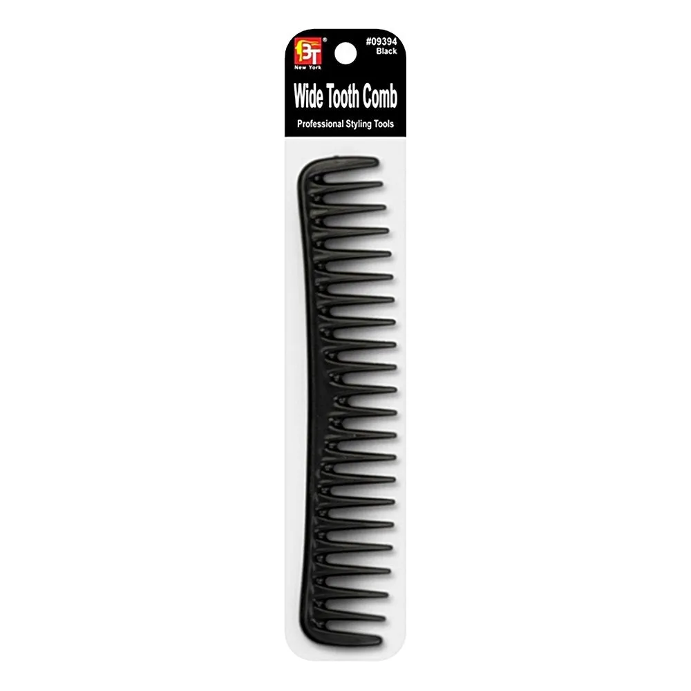 BLACK WIDE TOOTH COMB