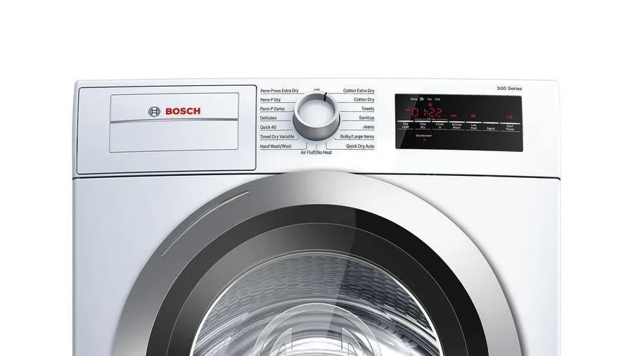 Bosch - 4 cu. Ft  Electric Dryer in White - WTG86401UC