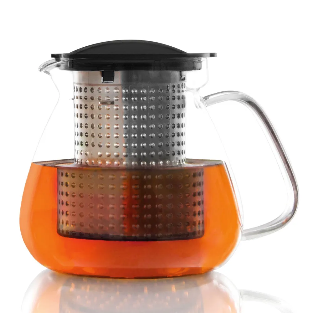 Brew-Stop Glass Teapot for Loose Leaf Tea 1L