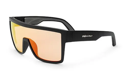 BUZZ Bomb Safety - Photochromic Fire Red Orange Mirror