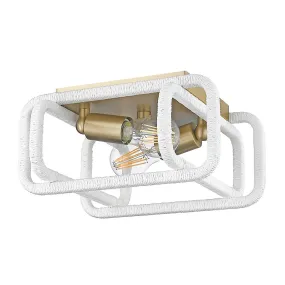 Camden 2 Light Flush Mount in Brushed Champagne Bronze