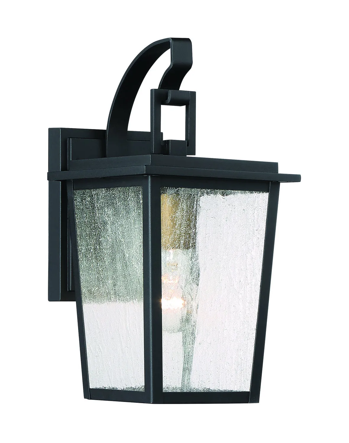 Cantebury 1-Light Outdoor Wall Mount in Coal