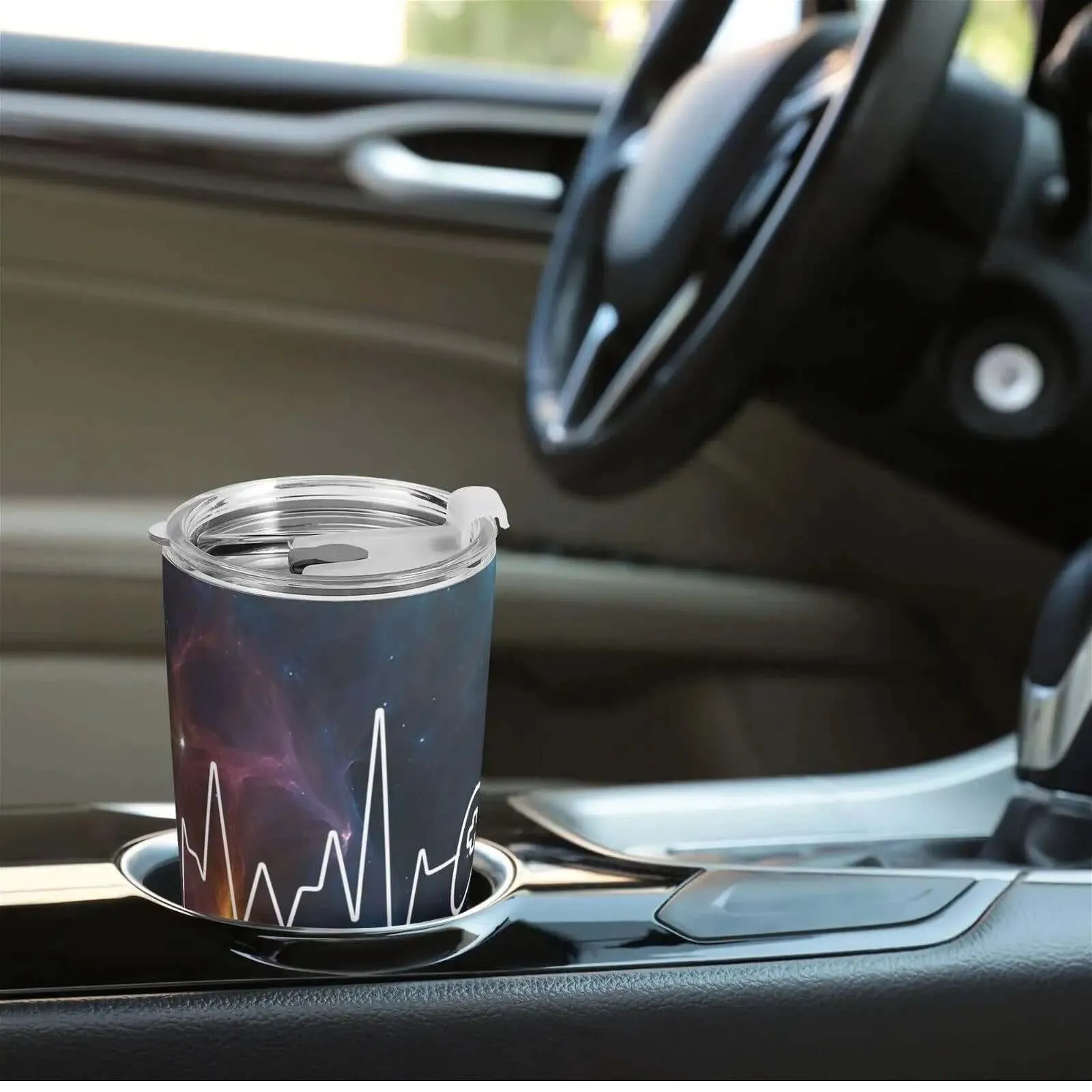 Celestial heartbeat Gamer Car Cup