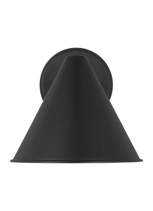 Crittenden Collection - One Light Outdoor Wall Lantern | Finish: Black - 8438501-12